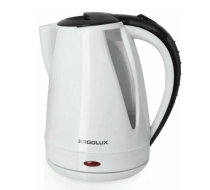 Чайник «Ergolux» ELX-КР02-С32, белый/черный, объем 1.8л, мощность 1500-2300ВТ /13119/881576
